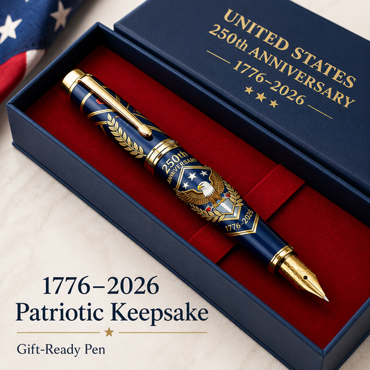 USA 250th Anniversary Notebook & Pen Set A Meaningful Patriotic Gift for Dad🎁-LUN