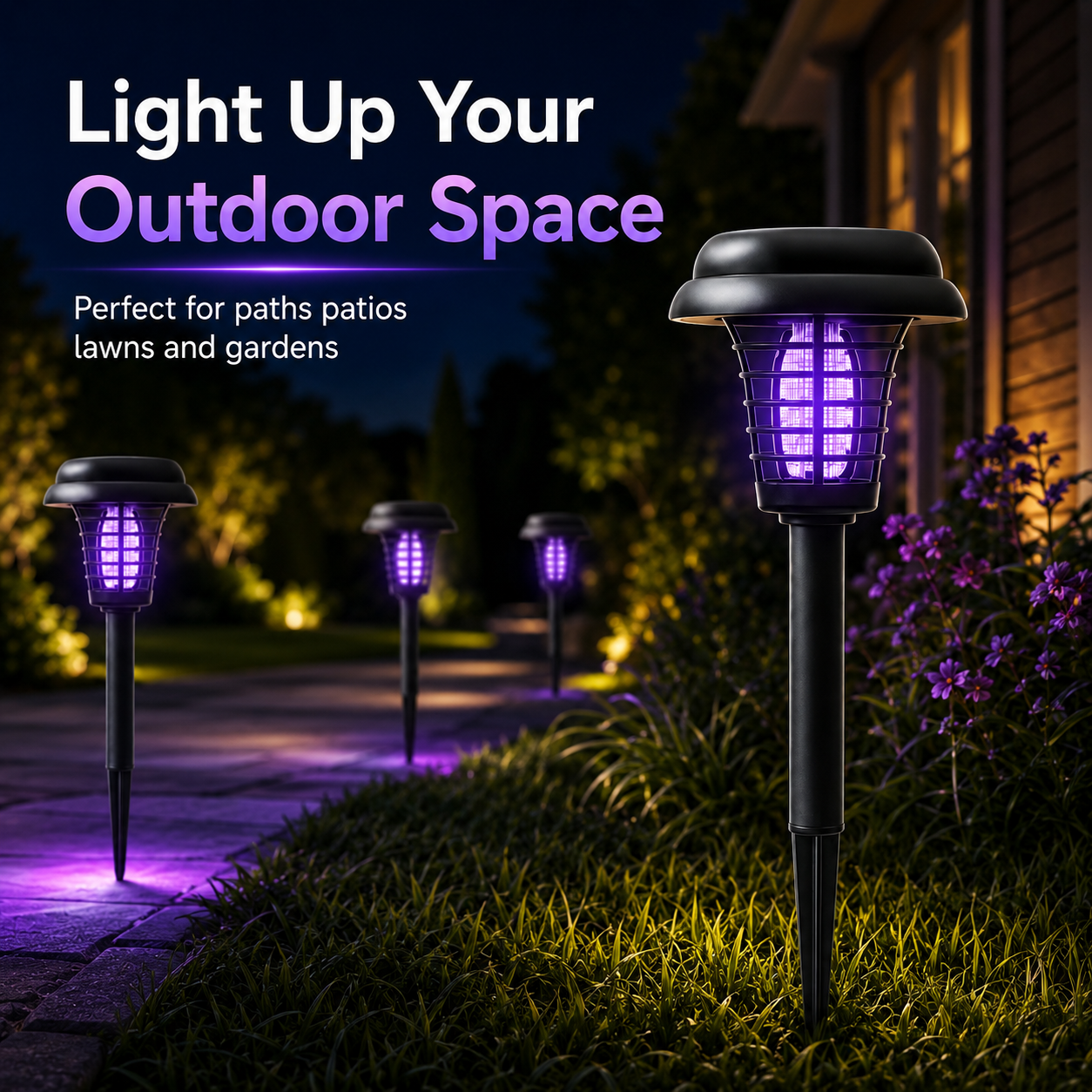 🔥Last Day 50% OFF ✨Solar Mosquito Zapper Light
