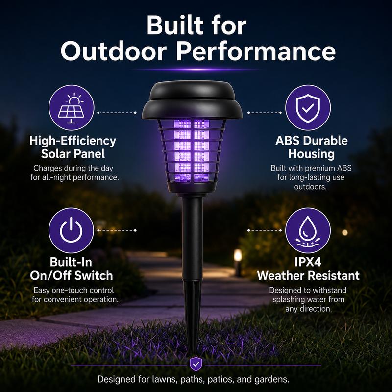 🔥Last Day 50% OFF ✨Solar Mosquito Zapper Light