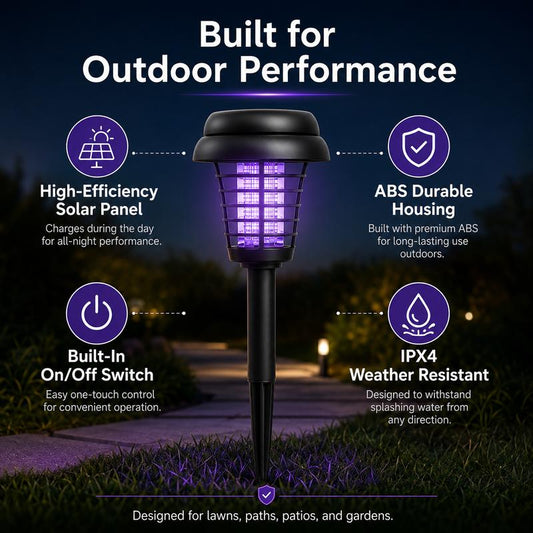 🔥Last Day 50% OFF ✨Solar Mosquito Zapper Light