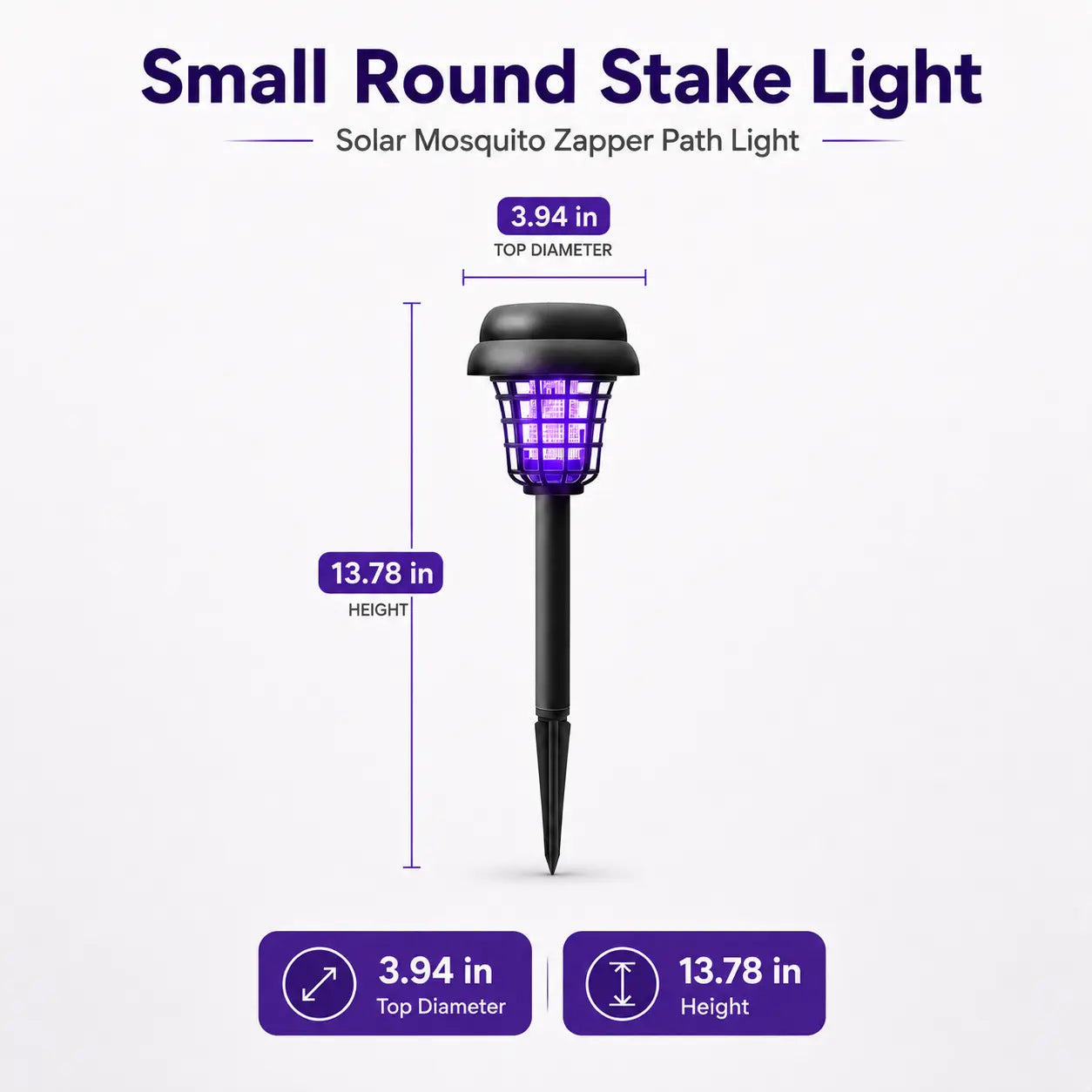 🔥Last Day 50% OFF ✨Solar Mosquito Zapper Light