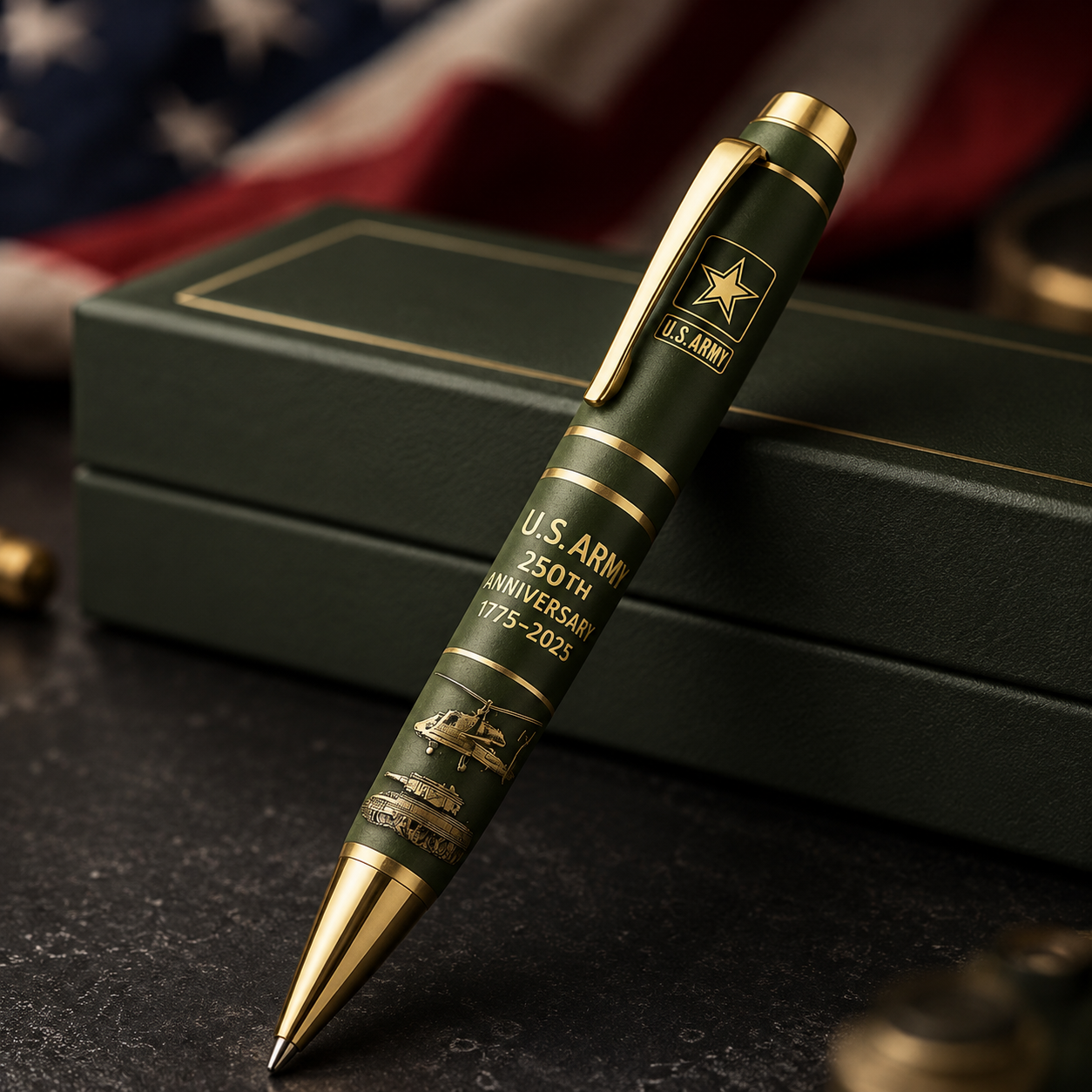 USA 250th Anniversary Notebook &amp; Pen Set A Meaningful Patriotic Gift for Dad🎁-LUN